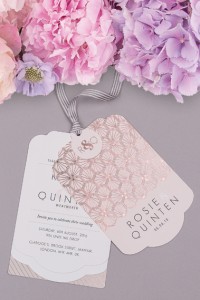 Image showing pink & gold luxury stationery by Eagle Eyed Bride