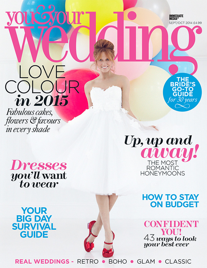 You & Your Wedding magazine cover Sept/Oct 