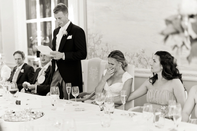 Danesfield House wedding speeches photography