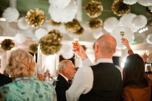 toast at one marylebone wedding